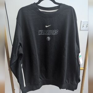 Nike Golden State Warriors Black Crewneck Sweatshirt Sz XL